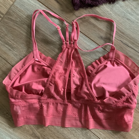 Aerie five bra bundle euc sz S & 34A lace strapless - Picture 3 of 16